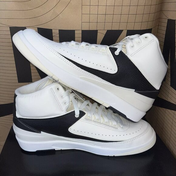 NEW Nike Air Jordan 2 Retro Sail/Coconut DX4400 100 Men Sz 10 Women Sz 11.5 - Picture 2 of 7